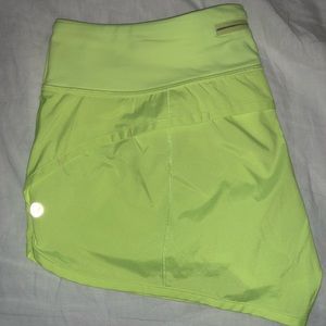 lululemon speed shorts 10